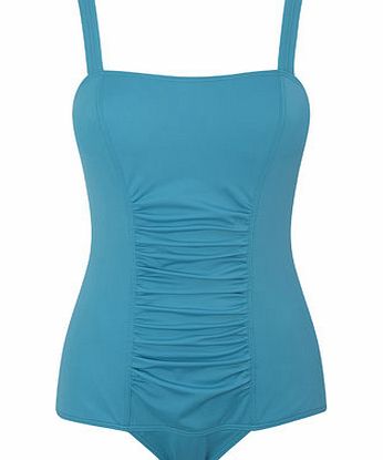 Bhs Deep Turquoise Tummy Control Swimsuit, deep turq