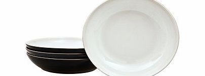 Bhs Denby Everyday black pasta bowl set, black