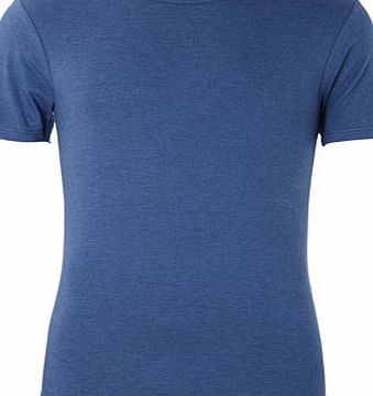 Bhs Denim Blue Ultralayer Thermal Top, Blue
