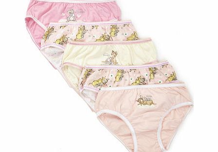 Bhs Disney Bambi 5 Pack Girls Briefs, peach 1497497313