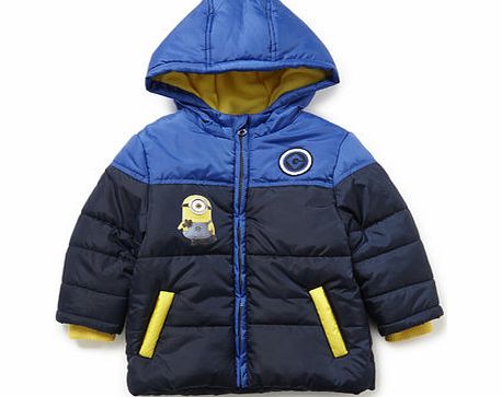 Bhs Disney Despicable Me Minions Padded Coat, blue