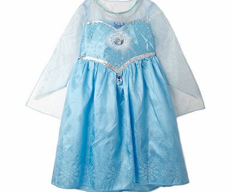 Disney Frozen Elsa Fancy Dress Outfit, pale blue