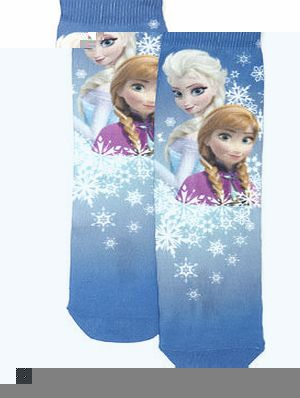 Bhs Disney Frozen Girls Printed Socks, Turquoise