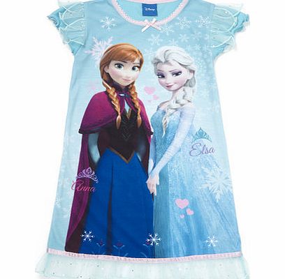 Bhs Disney Frozen Nightie, pale blue 8890100044