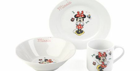 Bhs Disney Minnie Mouse 3 piece breakfast set, wwe
