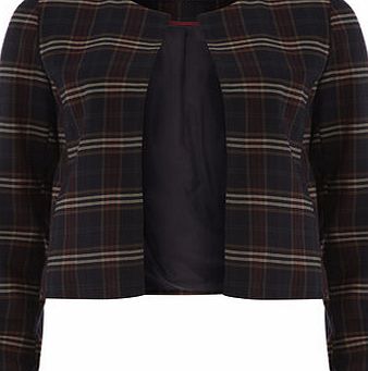 Bhs Dorothy Perkins Check Dome Jacket, multi