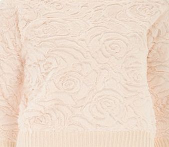 Bhs Dorothy Perkins Petite Rose Faux Fur Jumper,