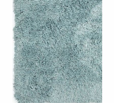 Bhs Duck egg Capri shaggy shimmer rug 100x150cm,