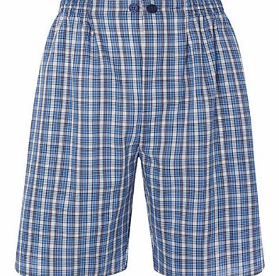 Easycare 2 Pack Pyjama Shorts, Blue BR62S05EBLU