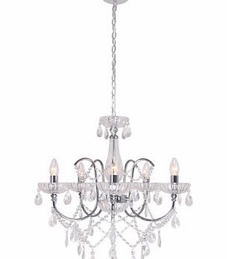 Bhs Edith Chandelier, chrome 9707790409