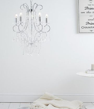 Bhs Elsa Chandelier, clear 9760352346