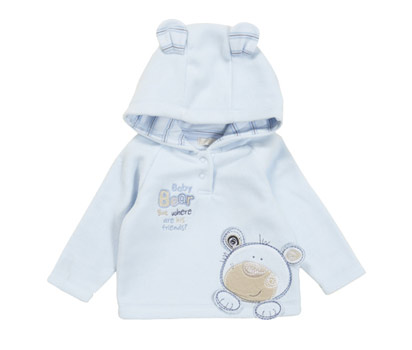 bhs Embroidered bear fleece hooded top