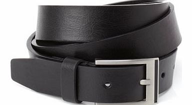 Enamel Cut Edge Basic Belt, Black BR63F08ABLK
