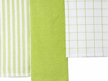 Bhs Essentials checked and striped ribbed set of 3