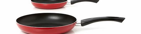 Bhs Essentials Red 2 Piece Fry pan Set, red 9552663874
