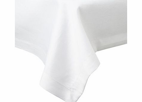 Bhs Essentials small white sqaure tablecloth, white