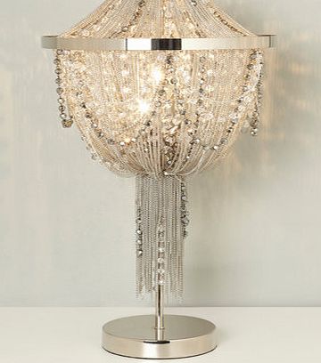 Bhs Evangeline table lamp, chrome 9776220409