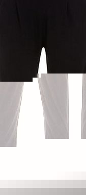Bhs Evans Black Jersey Regular Leg Trousers, black