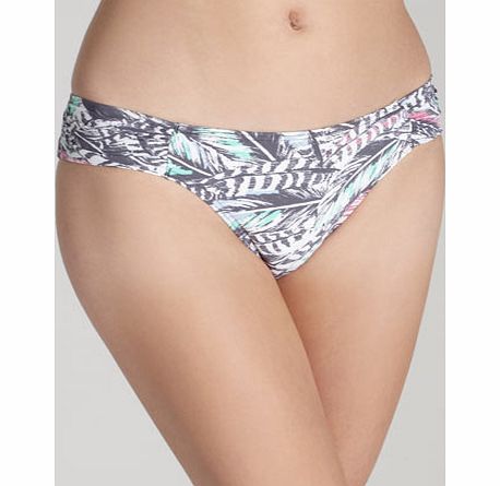 Feather Printed Bikini Pant, white/multi 271437550