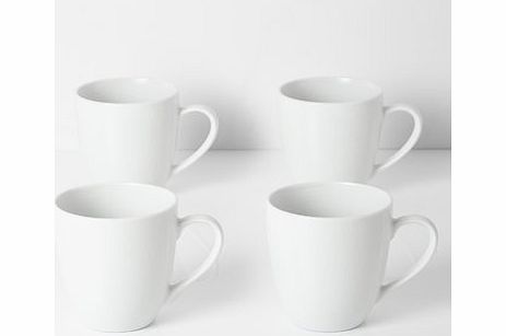 Bhs Fine Dining set of 4 mugs, white 9573090306