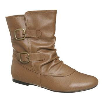 bhs Flat 2 buckle ankle boots