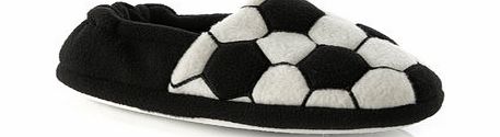 Bhs Flipback Football Slippers, black/white 1115292786