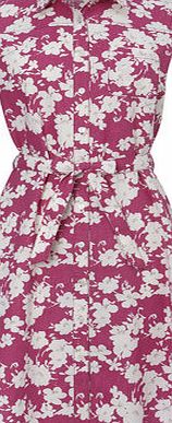 Bhs Floral Linen Blend Collared Sundress, Crocus