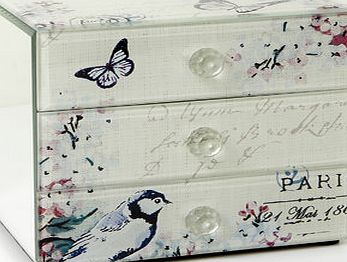 Bhs Floral Print Jewellery Box, multi 30926989530