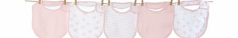 Bhs Girls Baby Girls 5 Pack Little Essentials Bibs,