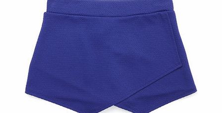 Bhs Girls Bright Blue Ponte Skort, bright blue