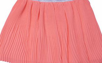 Bhs Girls Bright Pink Pleated Skirt, bright pink