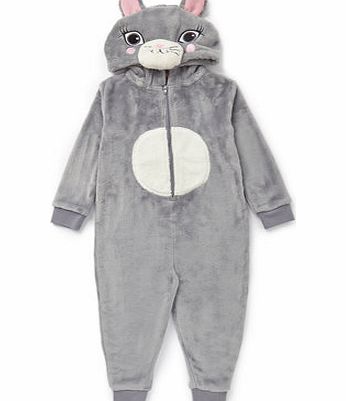 Bhs Girls Cat Dress-Up Onesie, grey 8883960870