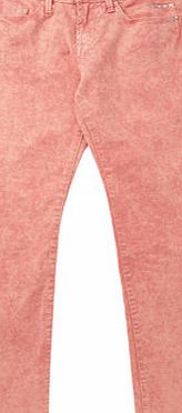 Bhs Girls Coral Acid Wash Jeans, coral 1075573641