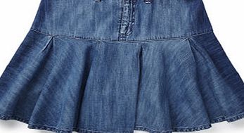 Bhs Girls Denim Flippy Skirt, mid stonewash 1073733955