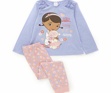 Bhs Girls Disney Doc McStuffins Pyjamas, lilac