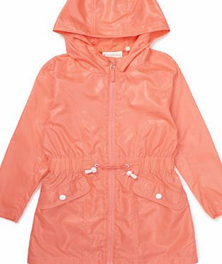 Bhs Girls Fluro Coral Parka, coral 1077543641