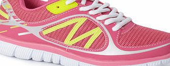 Bhs Girls Fluro Sports Trainers, pink 1121470528