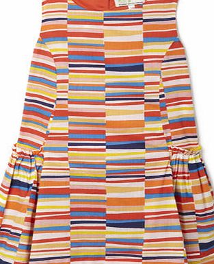 Bhs Girls Geo Stripe Dress, multi 9269969530