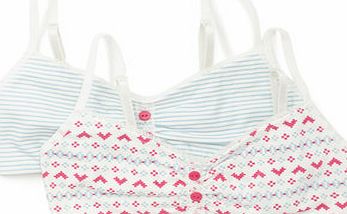 Bhs Girls Girls 2 Pack Aztec Soft Bras, pink