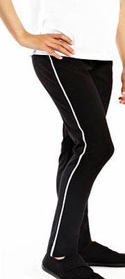 Girls Girls Black School Leggings, black