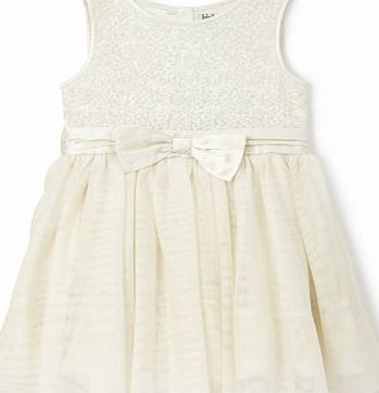 Bhs Girls Girls Ivory Sequin Tutu Dress, ivory