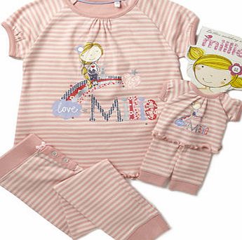 Bhs Girls Girls Millie Pyjamas With Doll Pyjamas,