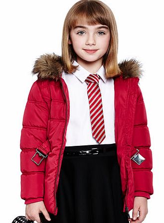 Bhs Girls Girls Raspberry Back To School Short Coat,