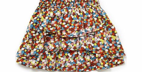 Girls Girls Spot Printed Rara Skirt, multi