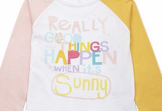 Bhs Girls Good Things Top, white 9269440306