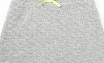 Bhs Girls Grey Marl Quilted Jersey Skirt, grey marl