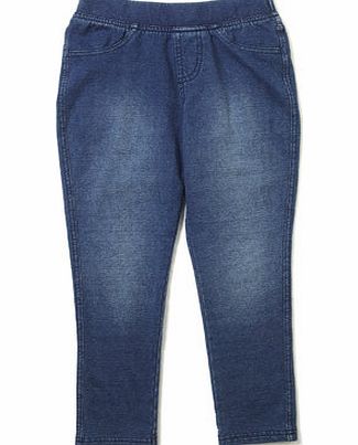 Bhs Girls Jersey Denim Legging in Indigo, indigo