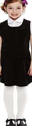 Girls Junior Girls Black School Pinafore and