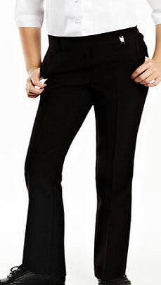 Girls Junior Girls Black School Trousers with