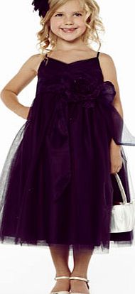 Bhs Girls Lydia Grape Bridesmaid Dress, grape
